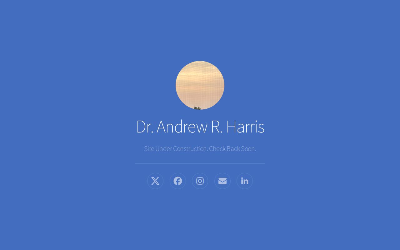 Dr. Andrew R. Harris